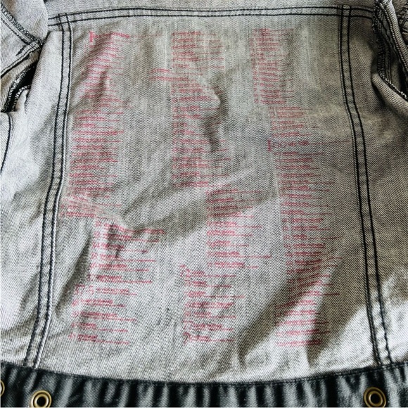 UFC Ultimate Fighting Championship Official Merch Denim Coat Black Medium - Picture 4 of 6